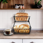 Wire Breadbasket Stand (2 Tier)